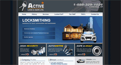 Desktop Screenshot of activelockandsafe.com